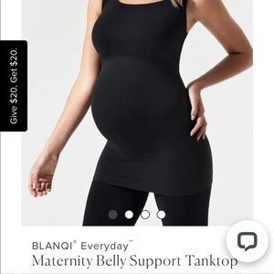 Blanqi pregnancy support tank and shorts